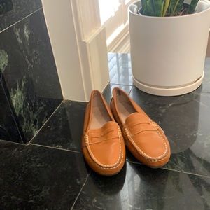 Ralph Lauren boys shoes tan color size 3.5